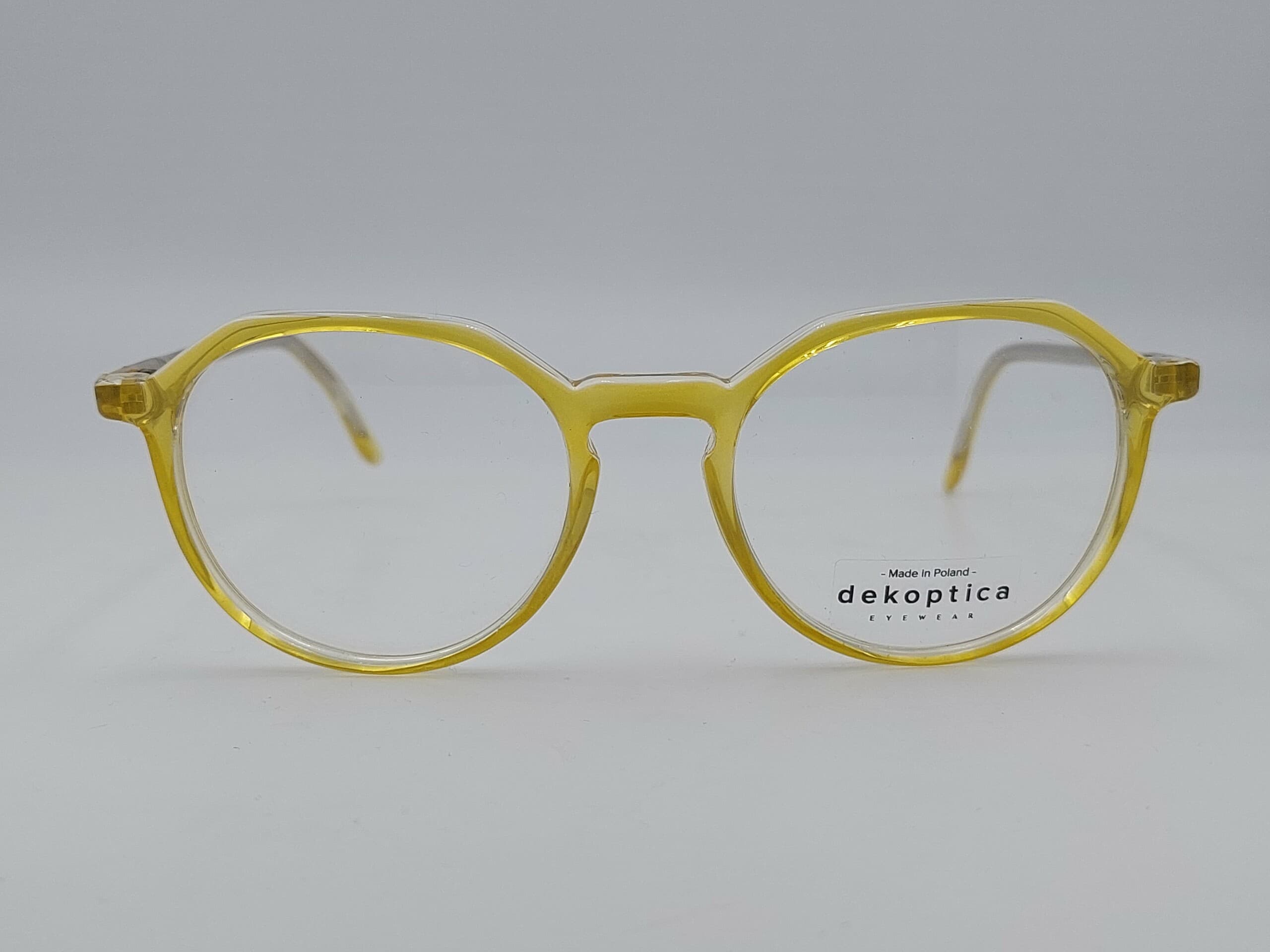 Диоптрична рамка Dekoptika Gilbeit Yellow